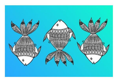 PosterGully Specials, Fish Patterns Wall Art