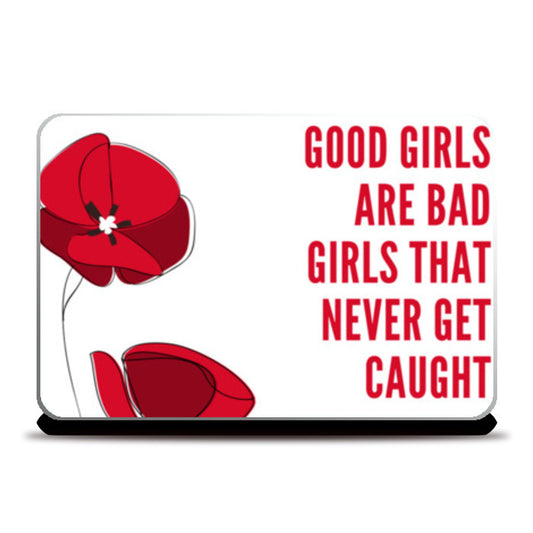 Good Girl Bad Girl Laptop Skins