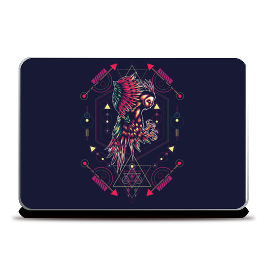 Owl Artwork Laptop Skins