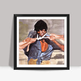 Amitabh Bachchan knows how to battle the challenges thrown at him Square Art Prints