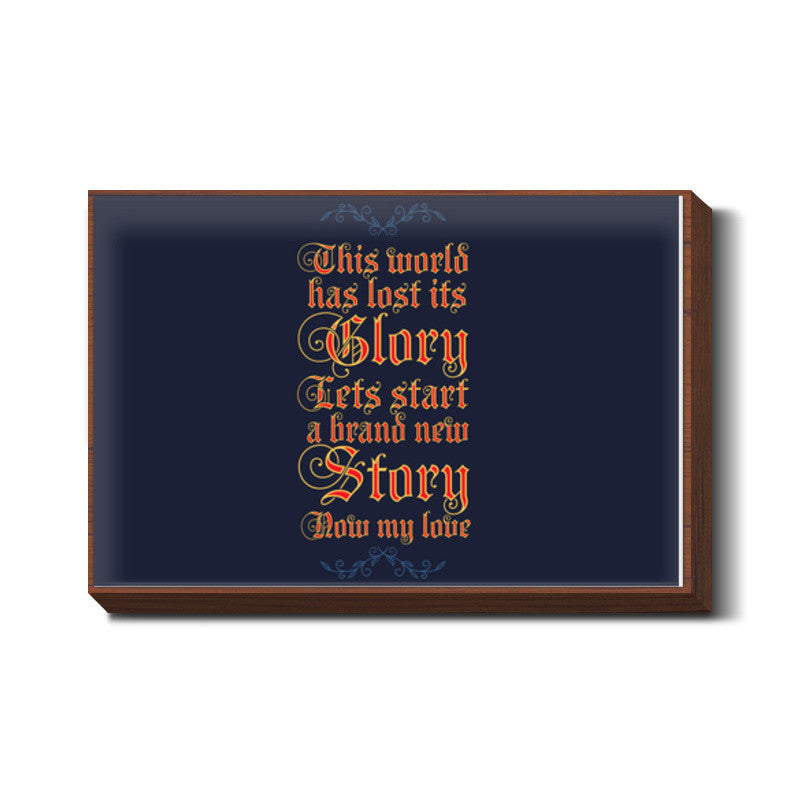 A new story Wall Art