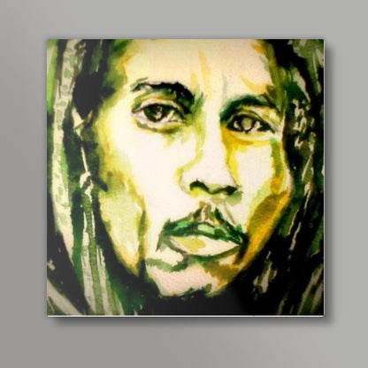 bob marley Square Art Prints