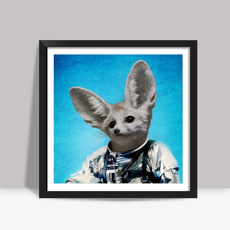 Captain fennec Square Art Prints