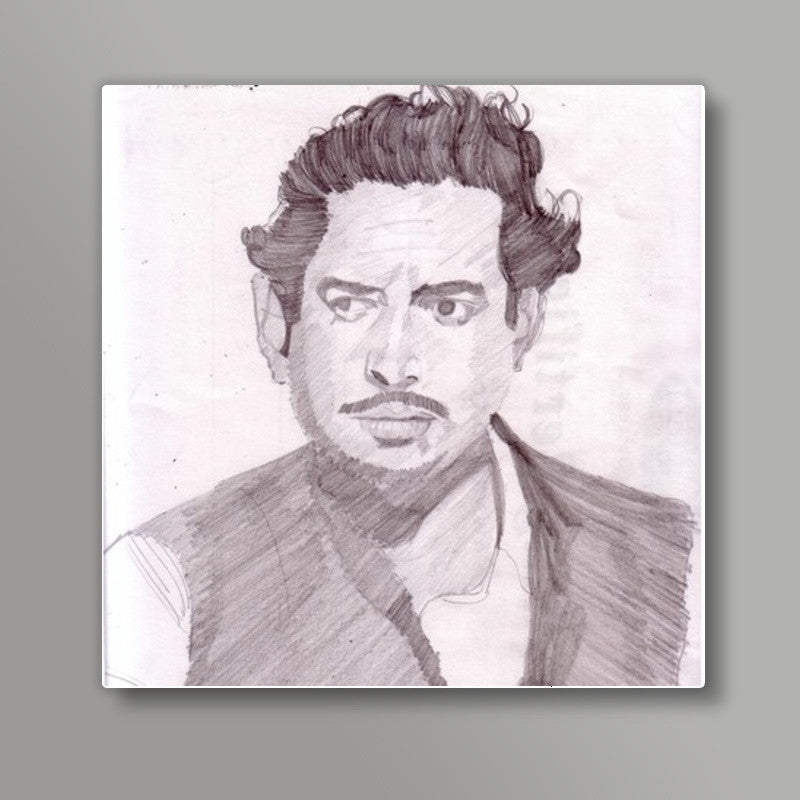 Guru Dutt was dedicated to cinema Square Art Prints