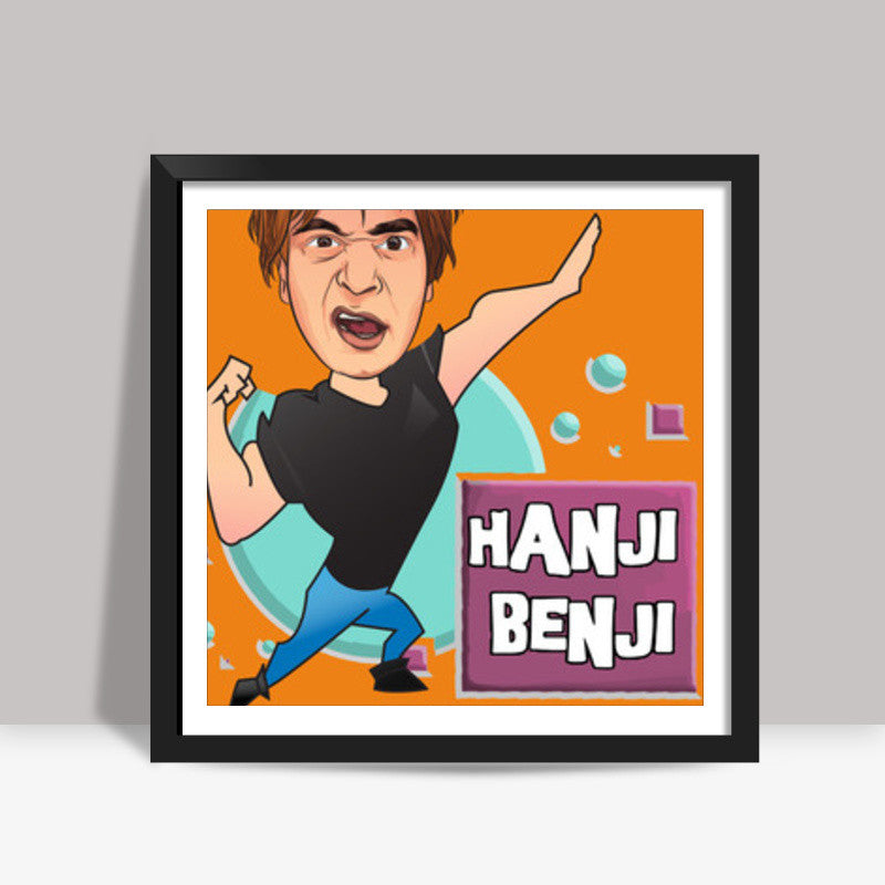 Hanji Benji 2 Square Art Prints