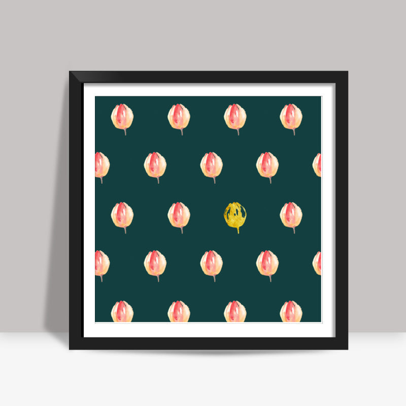 Tulip bulbs Square Art Prints