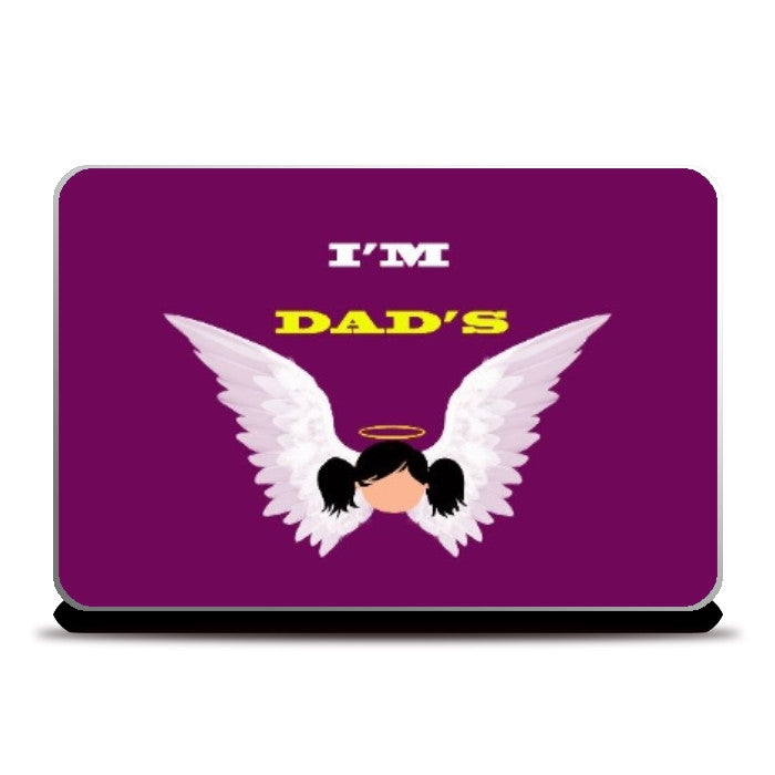 Laptop Skins, Dads Angel Laptop Skin