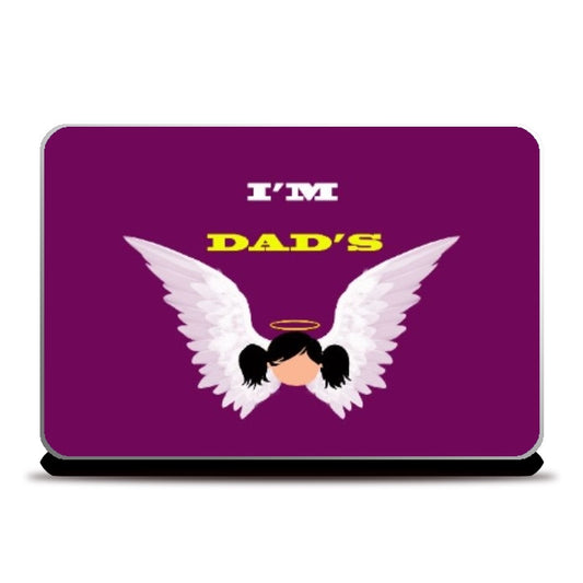 Laptop Skins, Dads Angel Laptop Skin