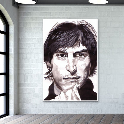 Visionary Steve Jobs inspired while the world aspired Wall Art