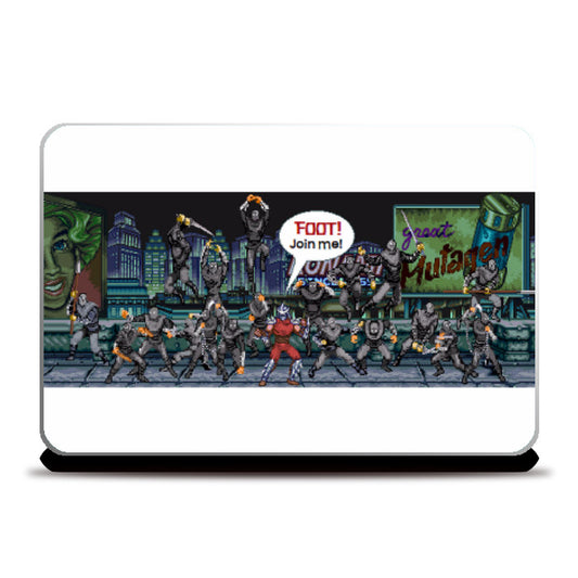 Laptop Skins, Shredder and the Foot Pixel Art (Colour), - PosterGully