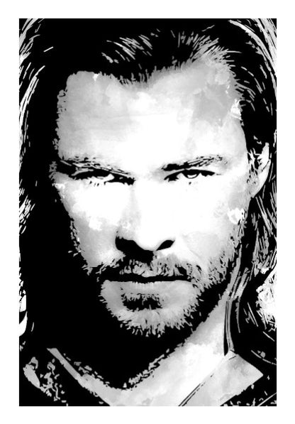 Wall Art, Thor Christ Hemsworth Movie Character Artwork
