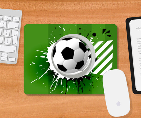 Football In Paint Bucket | #Footballfan Mousepad