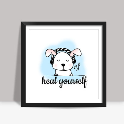 Heal with Music Square Art Prints