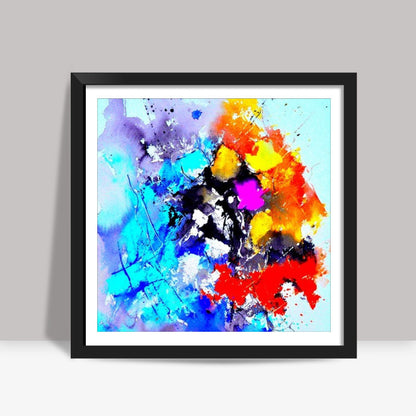 colourful abstract 9874 Square Art Prints