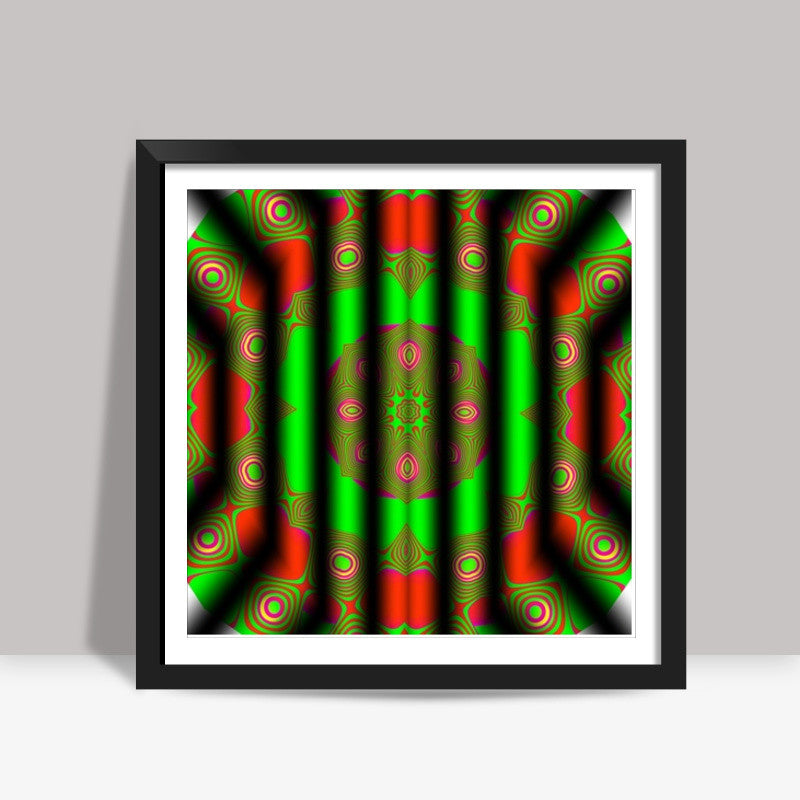 Colorful design 1 Square Art Prints