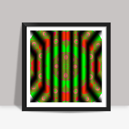 Colorful design 1 Square Art Prints