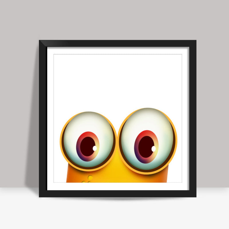 Big Eye Monster Square Art Prints