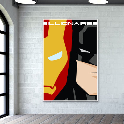 Ironman vs. Batman  Wall Art