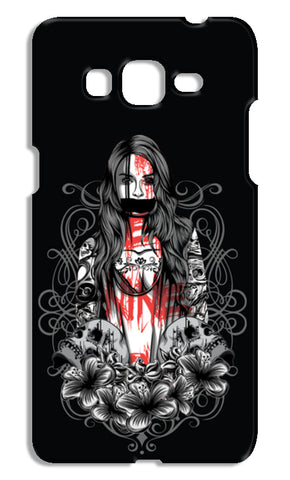 Girl With Tattoo Samsung Galaxy Grand Prime Cases