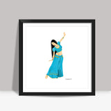 Woman Dancing Square Art Prints