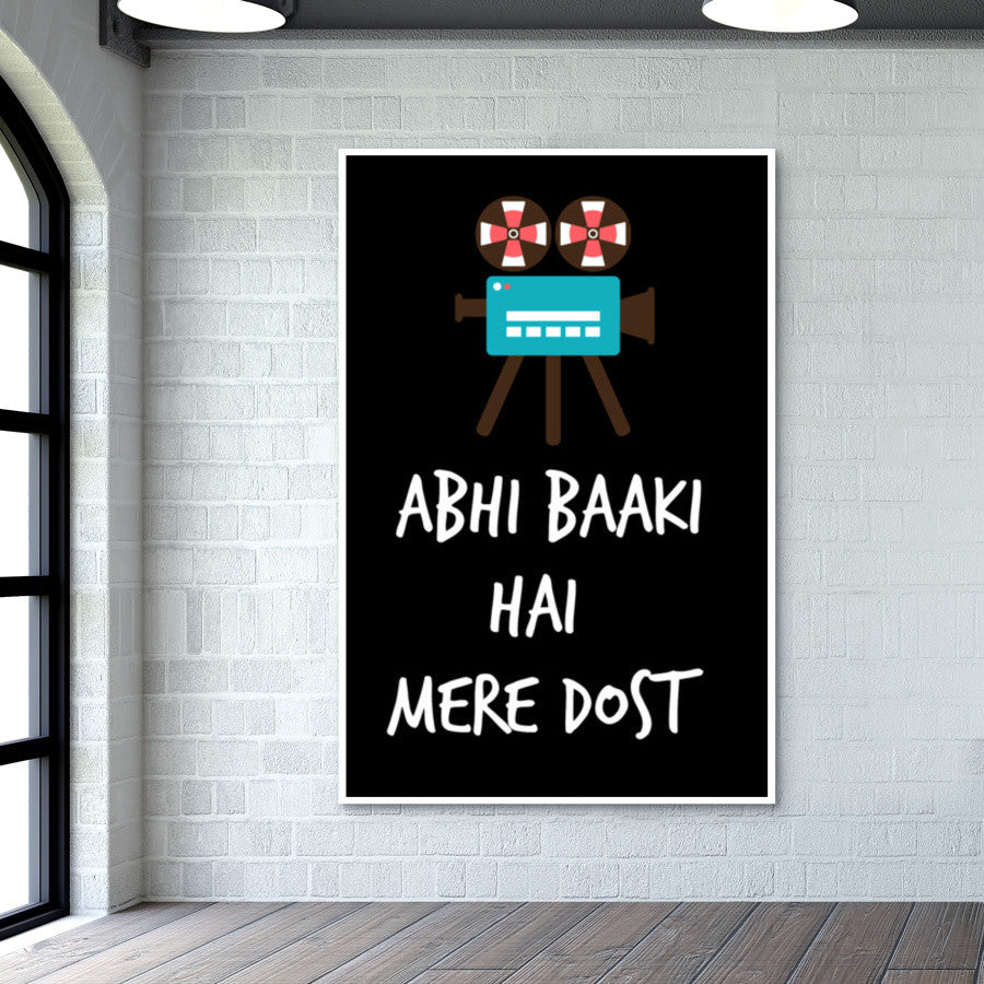 Picture Abhi Baaki Hai - ShahRukh Khan Wall Art