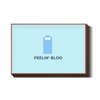 Minimal Retro Cartoon Fosters Home Bloo Wall Art