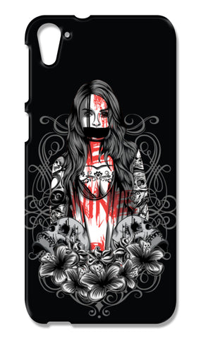 Girl With Tattoo HTC Desire 826 Cases