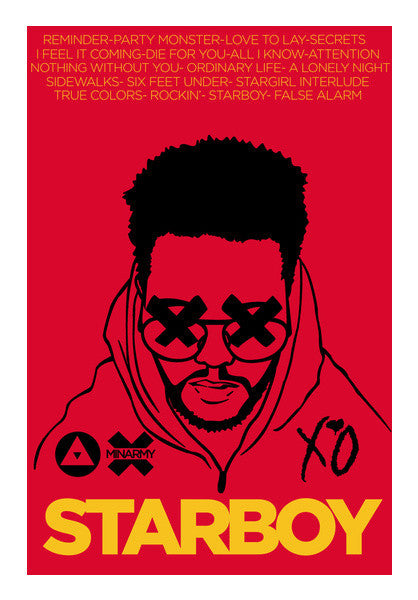 THE WEEKND Art PosterGully Specials