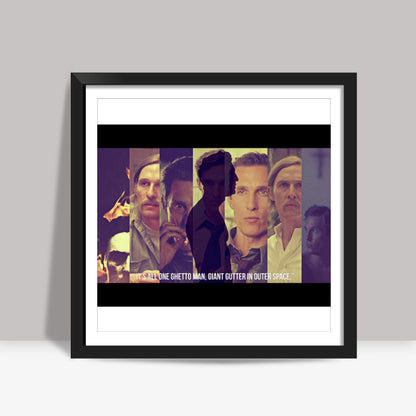 Rust Cohle Square Art Prints