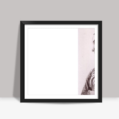 Nutan brings out the simplicity of beauty and the beauty of simplicity Square Art Prints