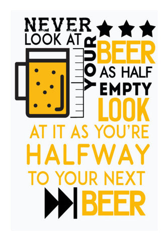 Beer Humour Quote Art PosterGully Specials