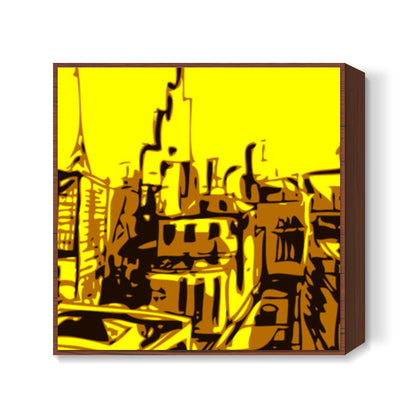 City Scape Square Art Prints