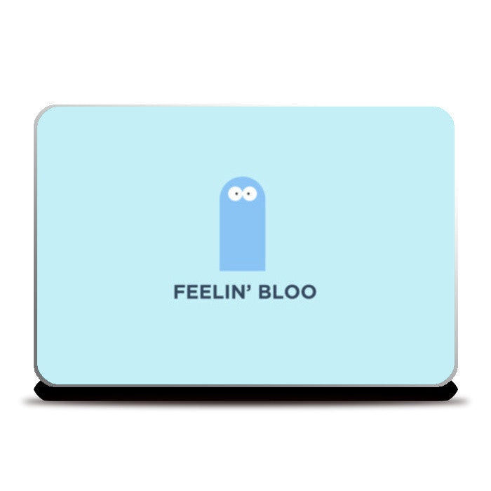 Minimal Retro Cartoon Fosters Home Bloo Laptop Skins