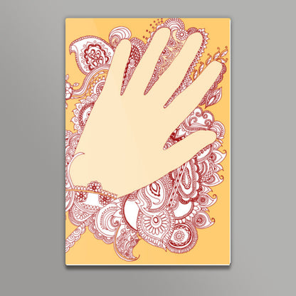 Henna Hands Wall Art | Liu