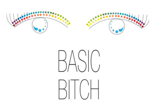 basic bitch,basic,bitch,minimalism,colour pop Wall Art