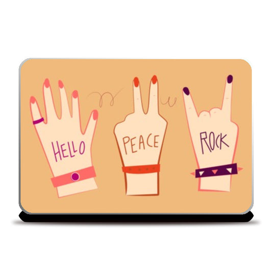 Laptop Skins, Hands Laptop Skins