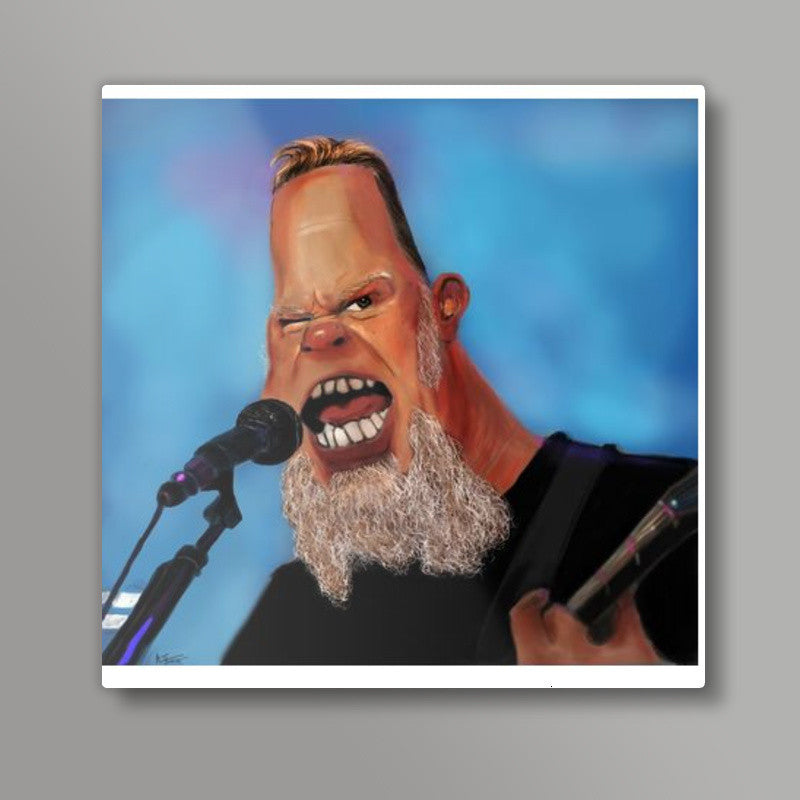 James Hetfield Metallica Caricature Artwork