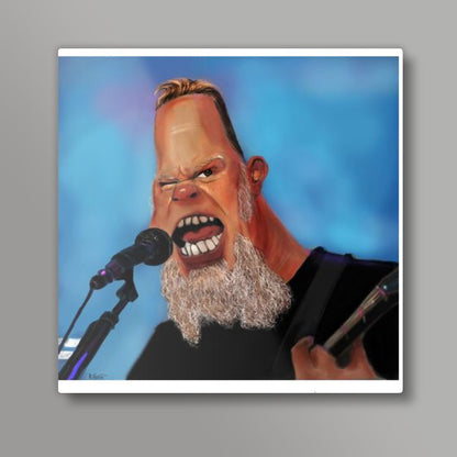 James Hetfield Metallica Caricature Artwork