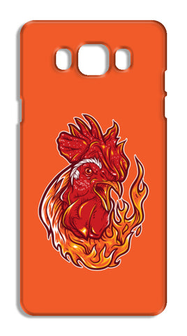 Rooster On Fire Samsung Galaxy J7 2016 Cases