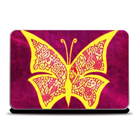 Laptop Skins, Butterfly Zenscrawl Laptop skin | Meghnanimous, - PosterGully