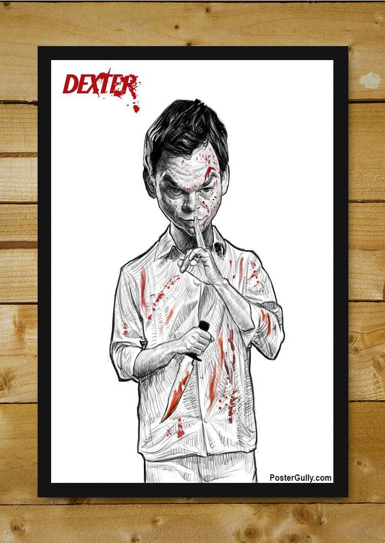 Wall Art, Dexter Caricature Artwork