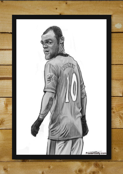 Wall Art, Wayne Rooney Caricature Artwork