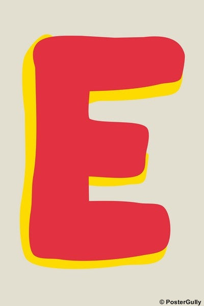 Wall Art, E-Alphabets, - PosterGully