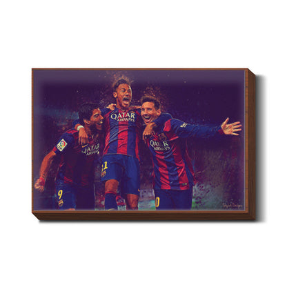 Messi Suarez Neymar Barcelona Wall Art