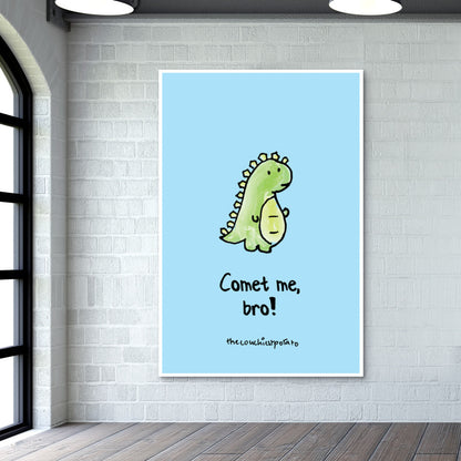 Dino Comet me | The couchiest potato Wall Art