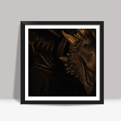 Tyrion Trains a Dragon Square Art Prints