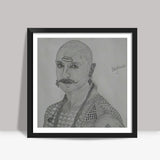 Ranveer singh from Bajirao mastani square art prints Square Art Prints
