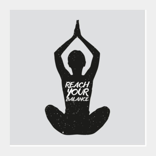 Yoga Square Art Prints