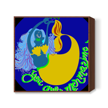 mermaid Square Art Prints