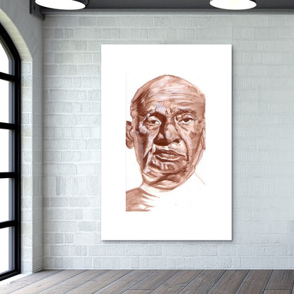 Indias Iron Man Sardar Vallabhbhai Patel Wall Art